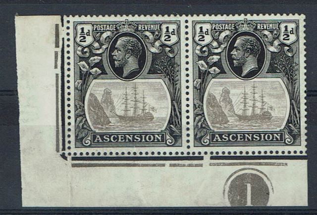 Image of Ascension SG 10/10c UMM British Commonwealth Stamp